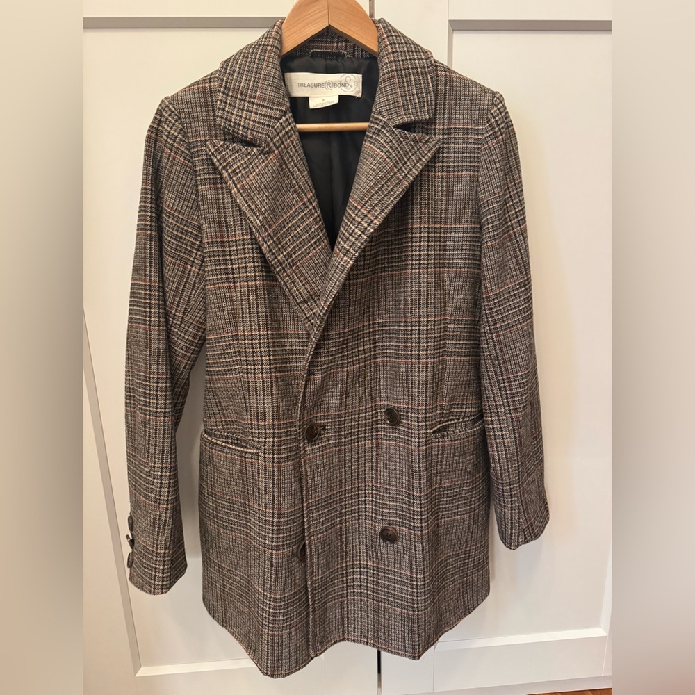 Treasure & Bond Women’s Double Breasted Blazer